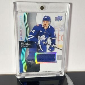 Auston Matthews Toronto Maple Leafs Upper Deck Premier Hockey Card